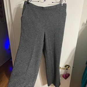 💝 16 Alfred Dunner Gray Straight Leg Pull On Dress Pants